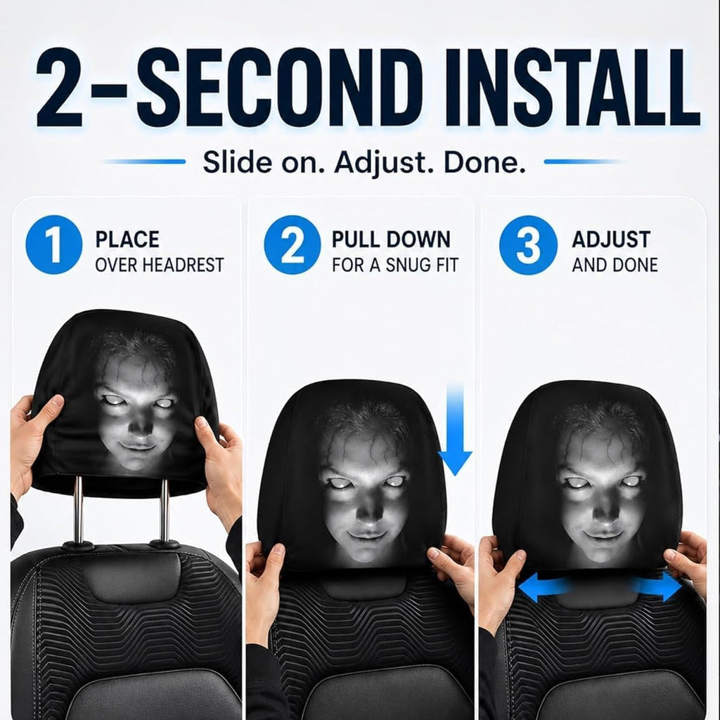GhostRide™ Headrest Covers